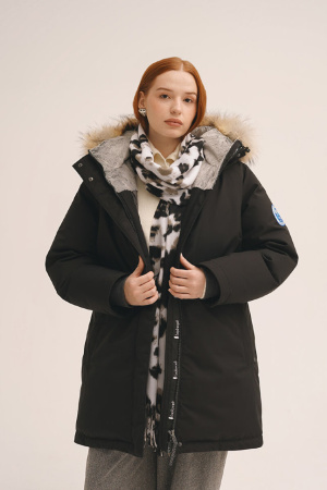 Парка пуховая Хайди Top Arctic Goose (Женский; 46; Черный без*Меха)